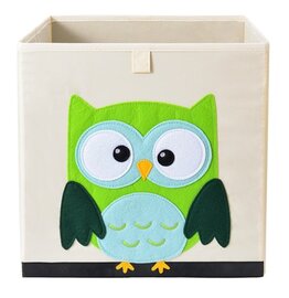 Opbergmand Frusqo uil (past oa. in Ikea Expedit en Kallax)