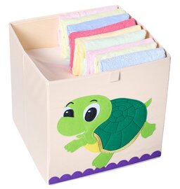 Opbergmand Frusqo schildpad (past oa. in Ikea Expedit en Kallax)