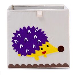 Opbergmand Frusqo paars egeltje (past oa. in Ikea Expedit en Kallax)