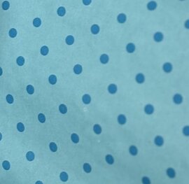 Papieren tafelkleed op rol (8m) stippen donkerblauw