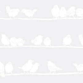 Statisch raamfolie vogels (45cm)