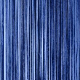 Draadjesgordijn donkerblauw 100x250cm