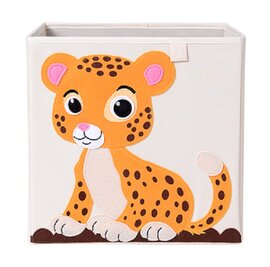 Opbergmand Frusqo panter welpje (past oa. in Ikea Expedit en Kallax)