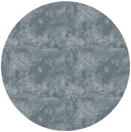 Rond tafelzeil betonlook blauw (140cm) 