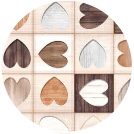 Rond tafelzeil country (140cm) 