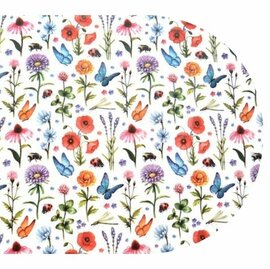 Ovaal tafelzeil Lentekriebels 