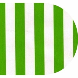 Ovaal Mexicaans tafelzeil strepen groen