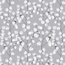 Tafelzeil katoenplant grijs