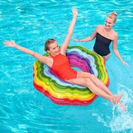 Zwemband Rainbow tube 115cm