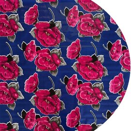 Ovaal Mexicaans tafelzeil rosas donkerpaars