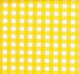 Mexicaans tafelzeil ruitjes geel
