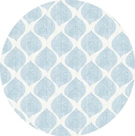 Rond tafelzeil blue leaf 140cm 