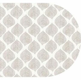 Ovaal tafelzeil brown leaf 