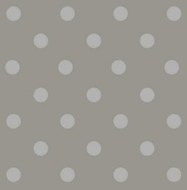 Tafelzeil stippen lichtgrijs/beige Paty