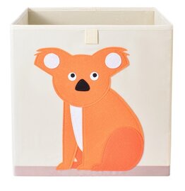 Opbergmand Frusqo oranje koala (past oa. in Ikea Expedit en Kallax)