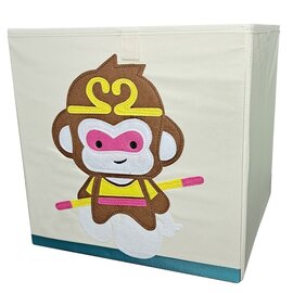 Opbergmand Frusqo aapje (past oa. in Ikea Expedit en Kallax)