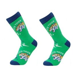 Grappige sokken Luck tiger groen (39-46)