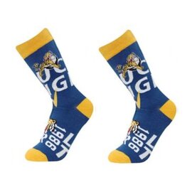 Grappige sokken Geluks tijger blauw (39-46)