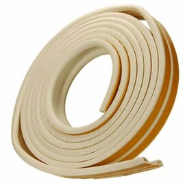 Zelfklevende tochtstrip voor ramen en deuren wit P-profiel 4x9mm (18 meter)