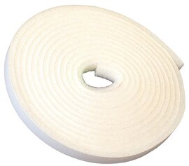 Brede zelfklevende tochtstrips raam/deur 6x25mm (20 meter)