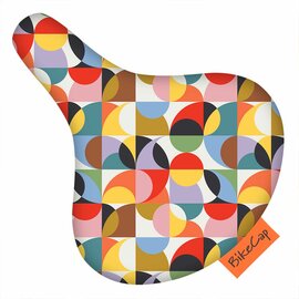 Zadelhoesje Bikecap geo circles